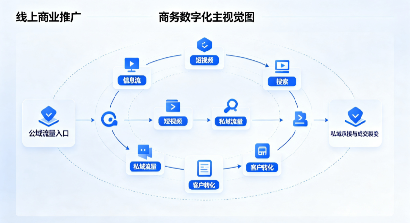 莆田线上商业推广怎么做？全域流量闭环搭建与低成本转化实战指南